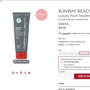 RUNWAY READY Luxury Foot Treatment